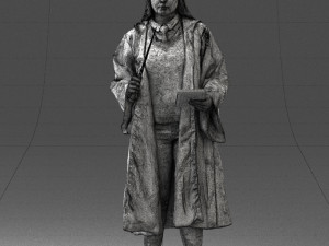 cosplay girl 0730-2 3D Model