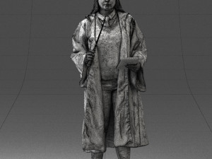 cosplay girl 0730-2 3D Model