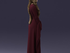lady in a dress 1105 Modelo 3D