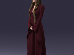 lady in a dress 1105 Modelo 3D