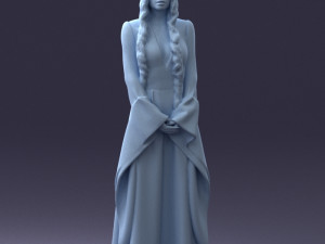 lady in a dress 1105 Modelo 3D