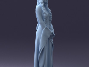 lady in a dress 1105 Modelo 3D