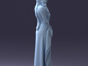 lady in a dress 1105 Modelo 3D