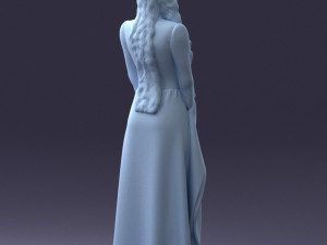 lady in a dress 1105 Modelo 3D