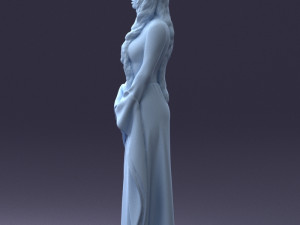 lady in a dress 1105 Modelo 3D