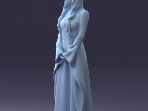 lady in a dress 1105 Modelo 3D