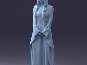 lady in a dress 1105 Modelo 3D
