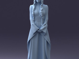 lady in a dress 1105 Modelo 3D