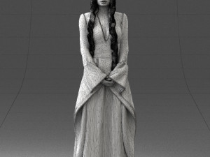 lady in a dress 1105 Modelo 3D