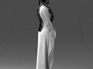 lady in a dress 1105 Modelo 3D