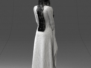 lady in a dress 1105 Modelo 3D