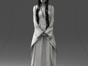 lady in a dress 1105 Modelo 3D