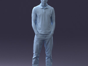 man in casual clothes 1226 Modelo 3D