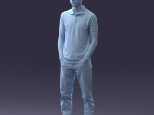man in casual clothes 1226 Modelo 3D