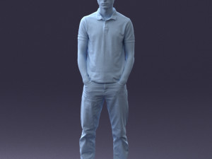 man in casual clothes 1226 Modelo 3D