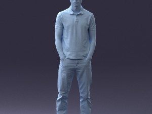 man in casual clothes 1226 Modelo 3D