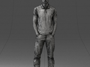 man in casual clothes 1226 Modelo 3D