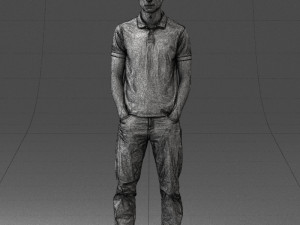 man in casual clothes 1226 Modelo 3D