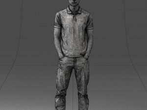 man in casual clothes 1226 Modelo 3D