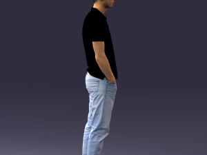 000329 Young Man in Casual Outfit 1226 3dp 3D Print Model