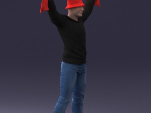 football fan 1212-1 3D मॉडल