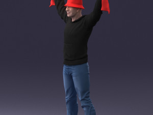 football fan 1212-1 3D मॉडल