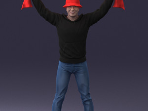 football fan 1212-1 3D मॉडल