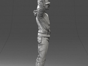 football fan 1212-1 3d print ready Modelo de impresión 3D