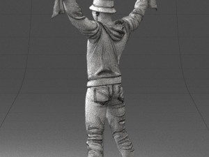 football fan 1212-1 3d print ready Modelo de impresión 3D