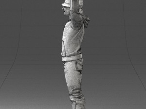 football fan 1212-1 3d print ready Modelo de impresión 3D