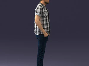 000323 Casual Male Standing Pose 1202 3dp 3D Print Model