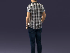 000323 Casual Male Standing Pose 1202 3dp 3D Print Model