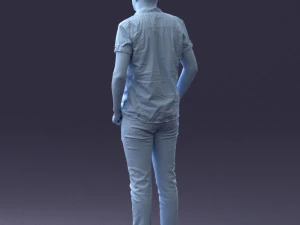 000323 Casual Male Standing Pose 1202 3dp 3D Print Model