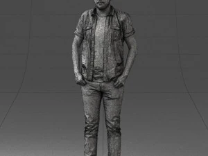 000323 Casual Male Standing Pose 1202 3dp 3D Print Model