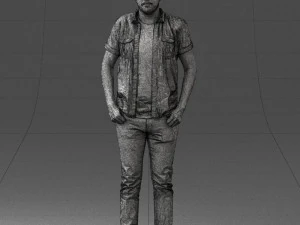 000323 Casual Male Standing Pose 1202 3dp 3D Print Model