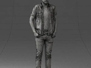 000323 Casual Male Standing Pose 1202 3dp 3D Print Model