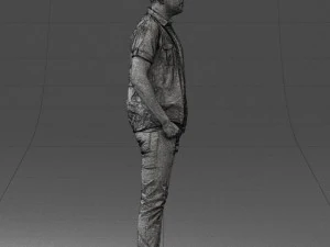 000323 Casual Male Standing Pose 1202 3dp 3D Print Model