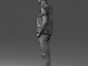 000323 Casual Male Standing Pose 1202 3dp 3D Print Model
