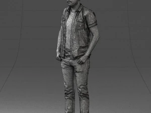 000323 Casual Male Standing Pose 1202 3dp 3D Print Model