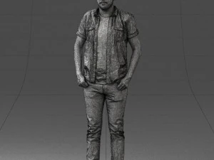 000323 Casual Male Standing Pose 1202 3dp 3D Print Model