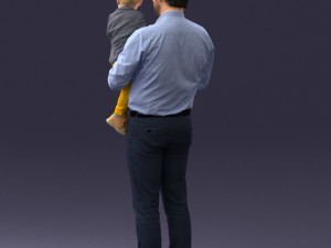 father and son 1206 3d print ready Modèles 3D en vedette