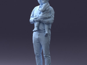father and son 1206 3d print ready Modèles 3D en vedette