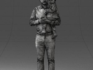 father and son 1206 3d print ready Modèles 3D en vedette