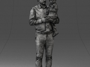 father and son 1206 3d print ready Modèles 3D en vedette