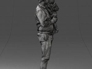 father and son 1206 3d print ready Modèles 3D en vedette