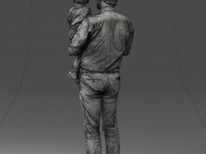 father and son 1206 3d print ready Modèles 3D en vedette