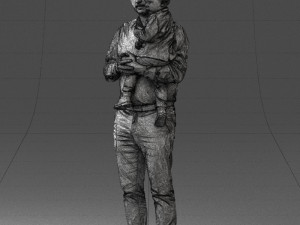father and son 1206 3d print ready Modèles 3D en vedette