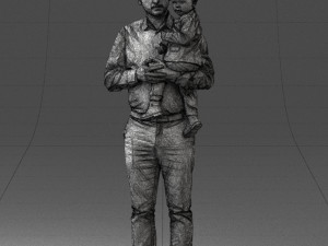 father and son 1206 3d print ready Modèles 3D en vedette