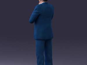 man in coat 0513 Modèle 3D