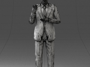 man in coat 0513 Modèle 3D